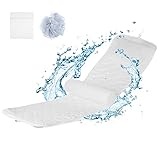 COSYLAND Badewannenkissen Ganzkörper Badewannenmatte, Badewannenmatratze mit 4 Mesh-Technologie und 16 Saugnäpfen für Kopf-Nacken-Schulterstütze für Badewanne und Home Spa