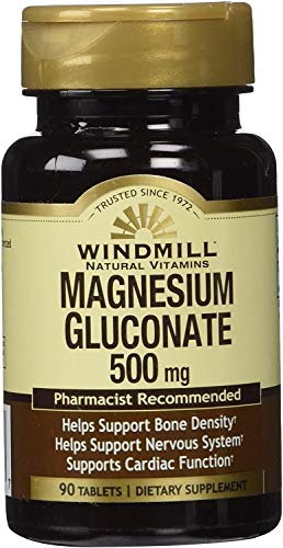 Magnesium Gluconate 500 Mg 90 Tb - From Windmill PAck of 3