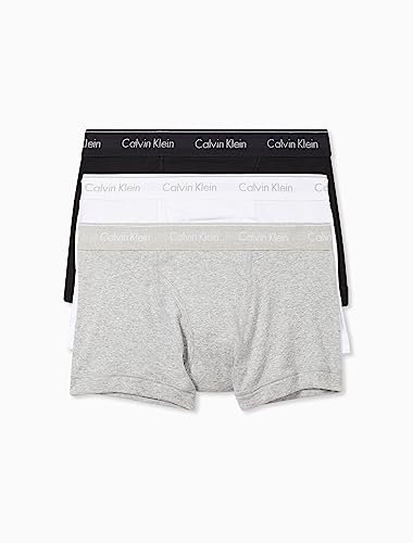 Image of Calvin Klein Men's Polyester Classic Solid Trunk (Pack of 3)