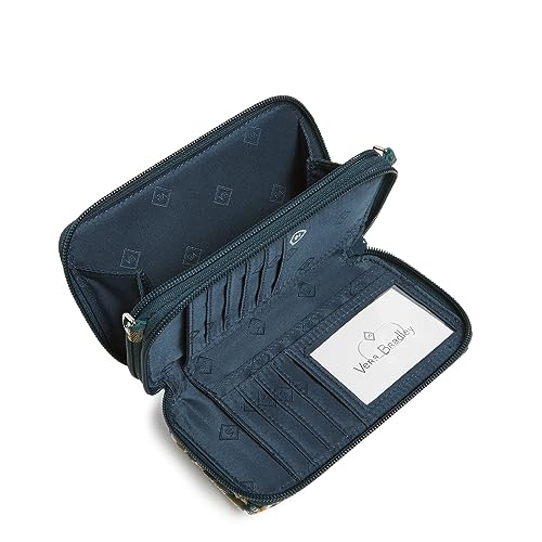 Image of Vera Bradley Women's Cotton All in One Crossbody Purse With RFID Protection