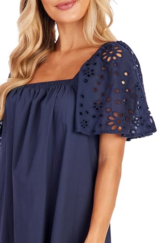 Image of Mud Pie Women's Mud Pie Women's Conny Eyelet Maxi Dress