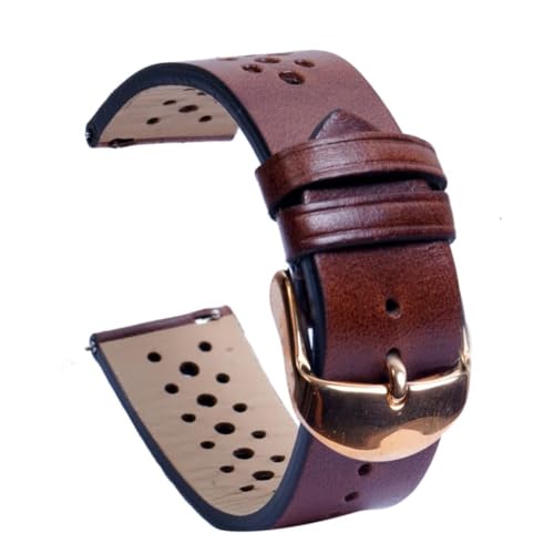 Image of Quick Release Watch Band 22mm 20mm IBIZA BROWN Italian Genuine Leather Watch Strap for Samsung Galaxy Watch | Huawei Watch | Fossil Watch | Amazfit Watch | Oneplus Watch | Pebble Watch | Seiko Watch | Casio Watch | Citizen Watch | Emporio Armani | Armani Exchange| Guess Watch