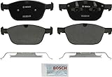 Bosch BP1412 QuietCast Premium Semi-Metallic Disc Brake Pad Set For Volvo: 2010-2015 XC60, 2003-2014 XC90; Front
