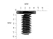 Laptopscrewsdirect DELL INSPIRON 1525 LAPTOP BLACK Zinc Wafer Head Screws, 12 x M2.5x5MM M2.5X5L PM2.5X5.0 Screw