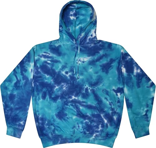 Image of Colortone Tie Dye Pullover Hoodies for Women and Men - Classic Fit Sweatshirts