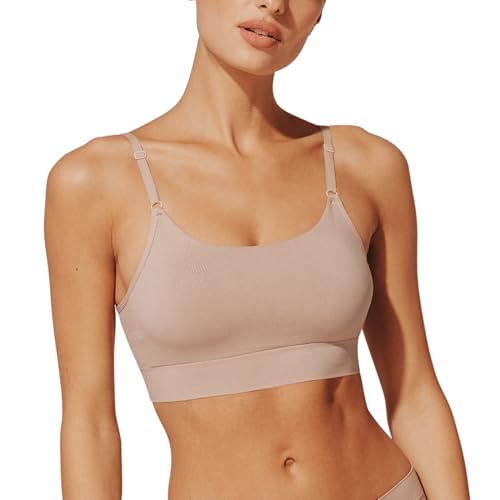 ThirdLove Form Seamless Adjustable Back Wireless Bra, Bralette Bra with Back Closure, Comfortable Bras for Women No Underwire