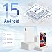 Laptok Tablet, Android 15 Tablet 11 Zoll, 24 GB RAM 128 GB ROM 1 TB TF erweiterbar, Widevide L1, Octa-Core-Prozessor, 1280 x 800 IPS HD Touchscreen 6800 mAh Akku WiFi 6 BT 5.3 Dual Kamera (Weiß)