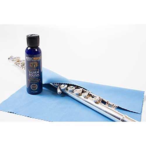 MusicNomad Silver Polish for Silver-Plated Instruments, 4 oz (MN701)