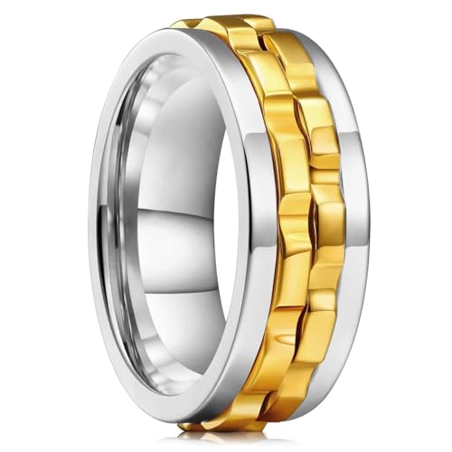 Bague anti-stress mixte style hiphop le cadeau idéal pour un look tendance