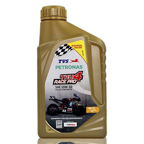 Petronas TVS Tru4 Race Pro 4T SAE 15W50 Fully Synthetic Sports Engine