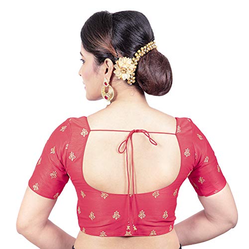 Image of Biyu Being With You Women's Art Silk Saree Blouse