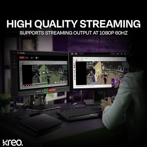 Kreo Lynx Full HD Video Capture Card, HDMI Capture Card with USB 3.0 Video Capture Card for Gaming, Streaming, Broadcast and Video Recording | Full... - Image 2