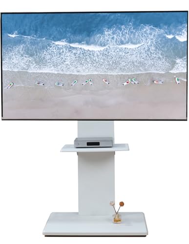 テレビスタンド 震度7クリア 自立タイプ 「配線隠し 首振り＆高さ調節」...