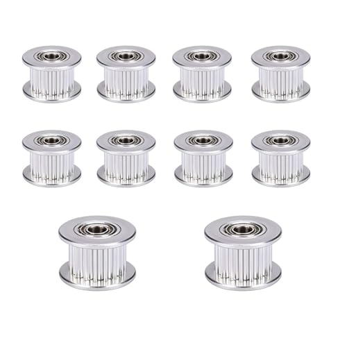 Super Print GT2 Idler Pulley 16 Teeth Bore 3mm for 3D Printer 6mm Width GT2 Timing Belt. (10pcs)