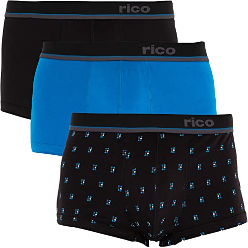 Rico Men's Cotton Brazillian Trunks 3-Pack