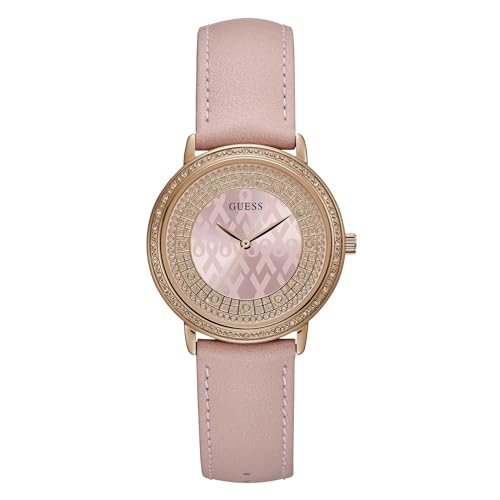 Montre Guess femme rose pour sublimer vos tenues de bureau et soirées