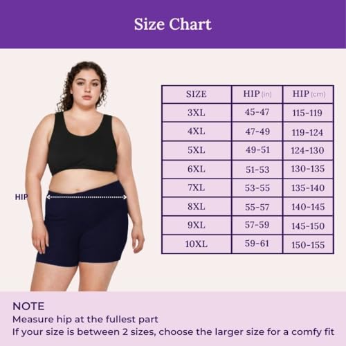 Image of Adira | Under Dress Shots for Women | Plus Size Women Tights Shorts | Soft & Comfy, Knitted Stretchy Fabric | Shorts for Dress | Women Inner Shorts | Plus Size | Pack of 2