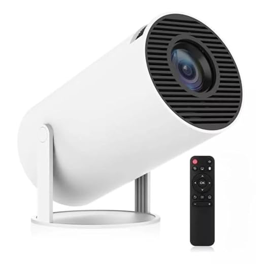 Projetor Portátil Hy300 4k 1080p Wifi 6 Android 11