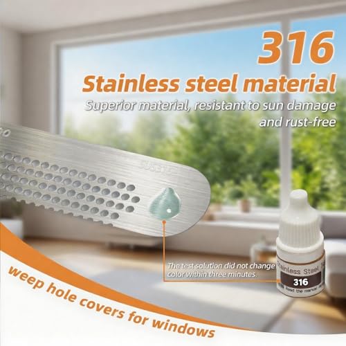 Parche de acero inoxidable 316 autoadhesivo para solucionar roturas en ventanas 4