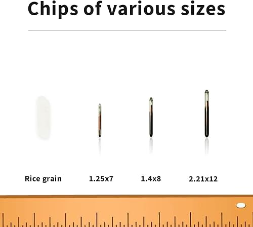 Miniatura 7 de 60 microchip Yanzeo Pet 134.2 khz FDX-BISO11784ISO11784 con chip de implante de animales, microchip de identificación de mascotas, para perro, gato,