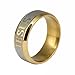 Produktbild Jesus Kreuz Edelstahl Ring Damenring Ringe Bandringe Schmuck Geschenk - Gold 60 (19.1)