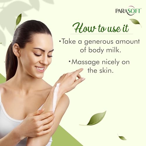 Image of Parasoft Body & Face Milk Lotion for Very Dry Skin, Non-Sticky Hydrating Moisturizing Lotion With Aloe Vera, Shea Butter, Vit. B3 & B6, For Men & Women-100ml(Pack of 2)