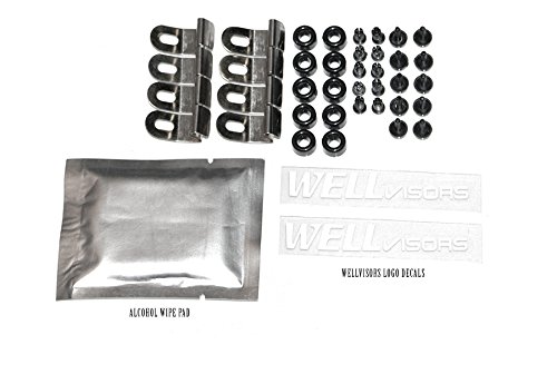 Wellvisors Window Visors Wind Deflectors Compatible With Honda Cr-V 2002-2006 Premium Series Rain Guards 3-847Hd012 #TOP4