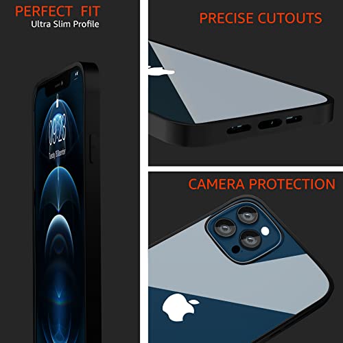 Image of amazon basics Ultra Hybrid Polycarbonate,Thermoplastic Polyurethane Camera Protection Back Cover Case For Iphone 12 Pro Max (Back Transparent-Sides Black)