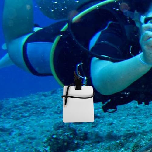 Tablero de escritura de buceo ABS para solucionar olvidos de datos 6