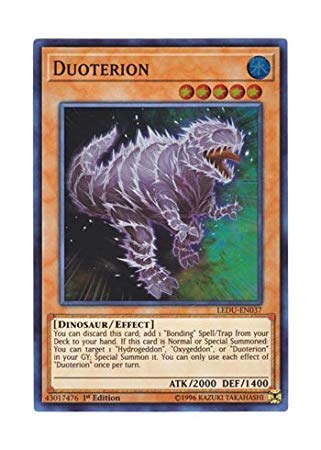 Amazon.co.jp: 遊戯王 英語版 LEDU-EN037 Duoterion デューテリオン