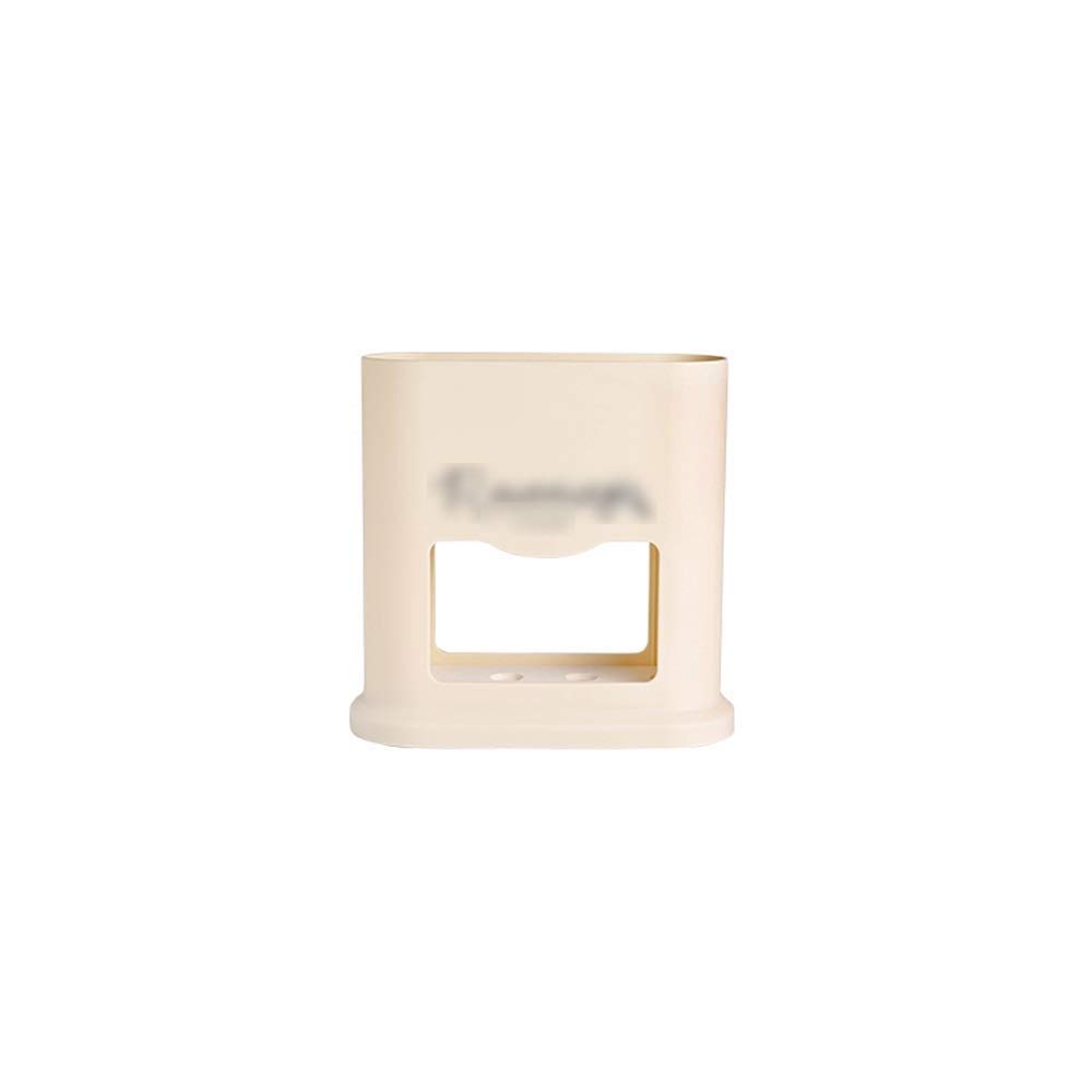 Porte-parapluie en plastique beige pour rangement de maison