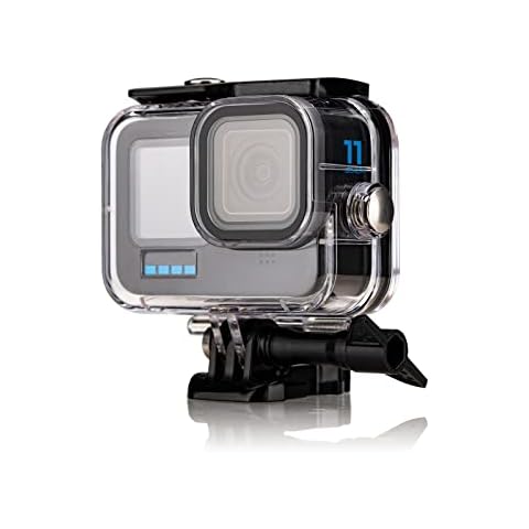 Lammcou Waterproof Protective Housing Case Compatible with GoPro Hero9 Hero10, 60M Underwater Diving Housing & Anti-fog Sheet for Hero 9 Hero 10 Accessories Cover