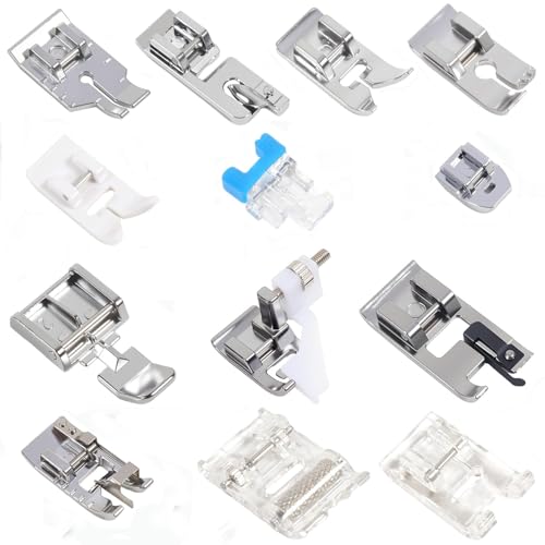Kit de 13 Pies Prensatelas para Máquina de Coser