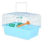 Nolitoy Portable Bird Cage for Small Birds with Perch Food Tray & Water Dispenser Ideal Travel Carrier for Parrots and Budgies