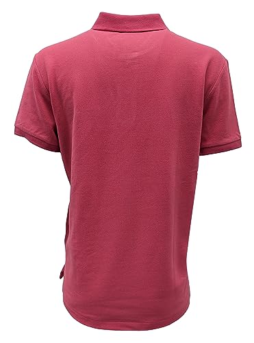 Image of POLO RALPH LAUREN Women's Classic Fit Mesh Polo Shirt (Small, Dark Pink)