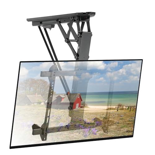 Techly Np 368680 Supporto Tv Da Soffitto Inclinabile Motorizzato Integrazione Smart Home Per Tv Da 32 A 70" Nero - 3