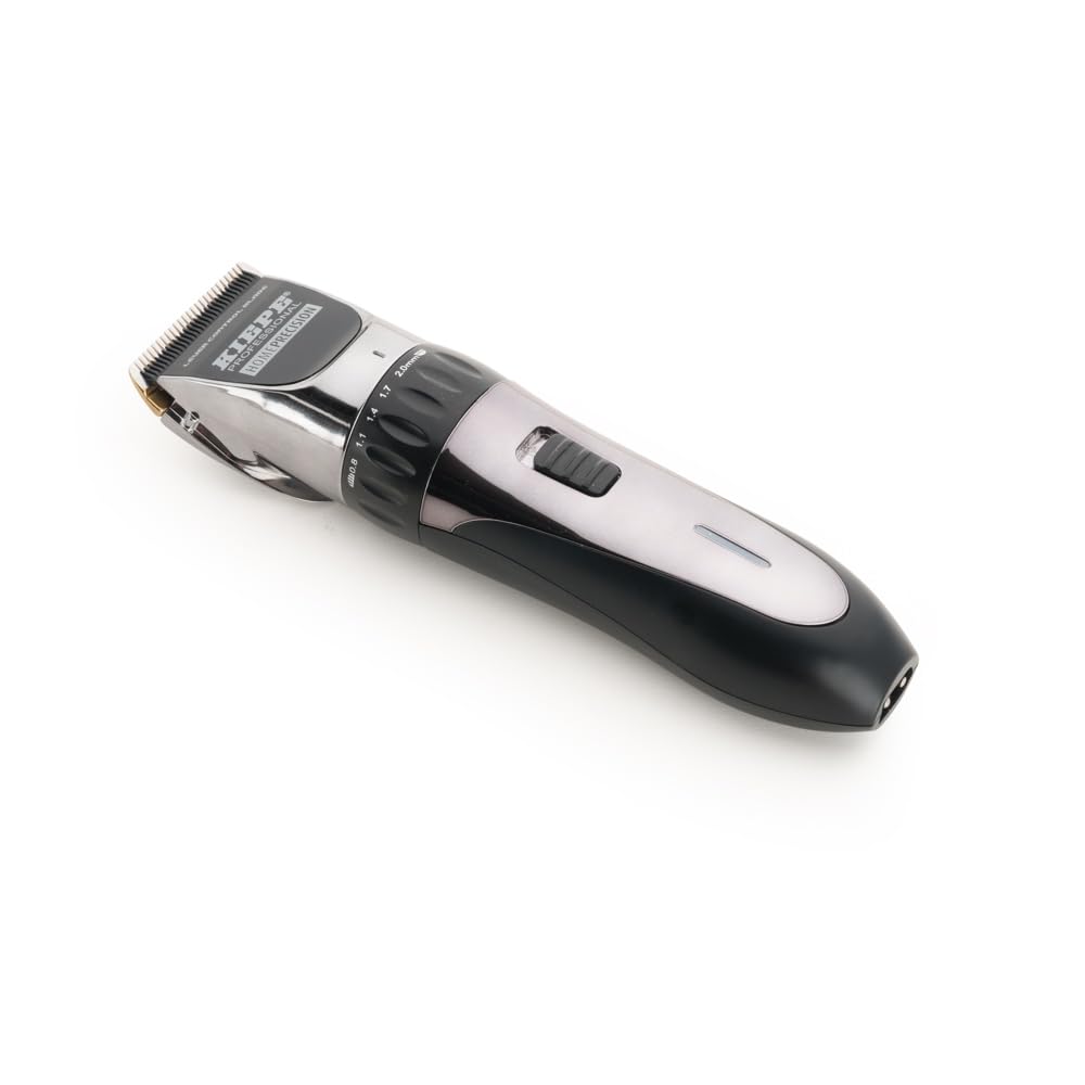 Kiepe 6210 Home Precision Tagliacapelli – Clipper ricaricabile e impermeabile con lame in acciaio inox, pettini guida e batteria potente per risultati di taglio precisi
