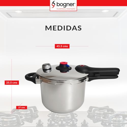 La Mejor Selección de Olla Express 8 Litros del mes. 30 Olla Express 8 Litros marca Bogner (3)