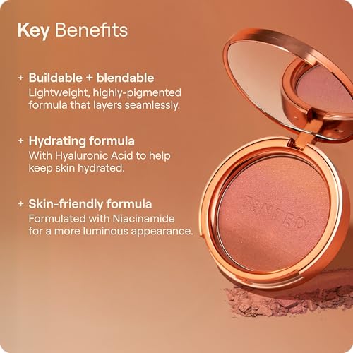Live Tinted Huebeam Gradient Blushing Bronzer - Lightweight, Highly-Pigmented, Buildable & Blendable - Sunkissed, Glowy, Even Toned Skin Face Blush and Bronzer - Mojave Mirage - Image 4