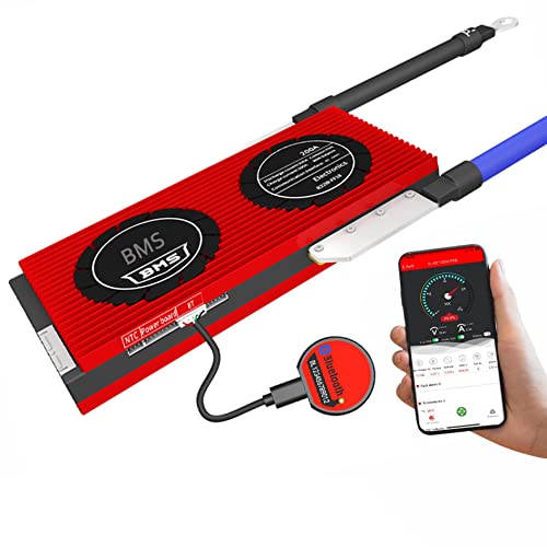 Bms 16S 48V 30A-500A Lifepo4 Pcb Protection Board Battery Protection Module 3.2V Iron Phosphate Lfp Charging Controller With Smart Communiation Function For Diy Camping Rv Energy Supply System ( Color #TOP1