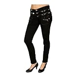 Trendiger Look Cipo & Baxx Damen Jeans CBW-0313 Größe 27W / 32L
