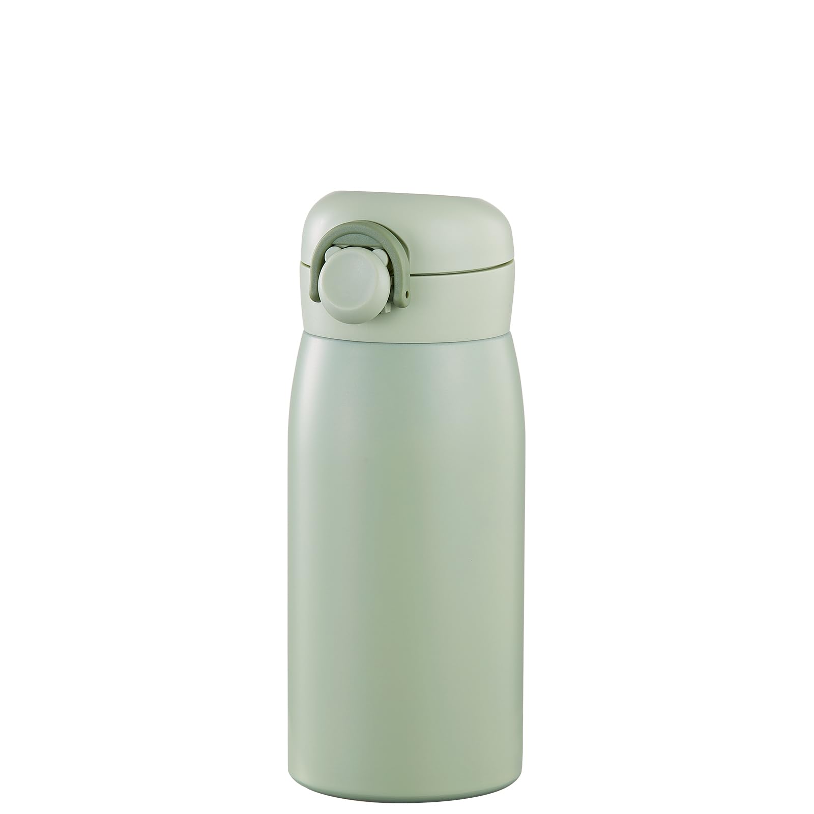View 1 of 12 oz Mini Water Bottle Small Stainless Steel Thermoses - Insulated Vacuum, Leak Proof, Keeps Drinks Hot/Cold - Ideal for Coffee, beverage, Water - Green