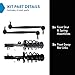 TRQ Front Suspension Kit Complete Strut & Coil Spring Assembly Sway Bar Stabilizer Link Compatible with 2012-2019 Chevrolet Sonic