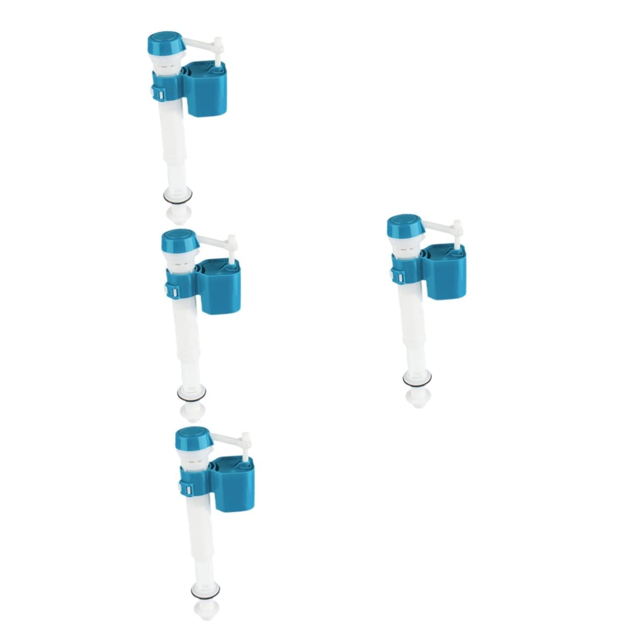 KONTONTY4pcs Water Saver Flush Valve Flush Valve for Toilet Silent Split Bathroom Toilet Inlet Valve Toilet Tank Fill Valve Tank and Bowl Water Control Drain Valve abs Adjustable