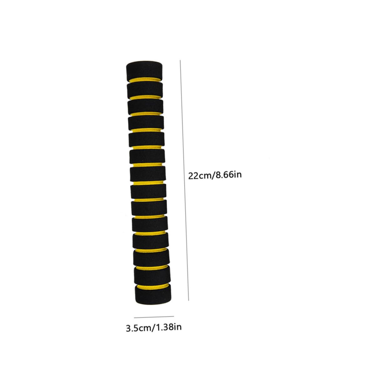 TOYANDONA 8 Paia Coperture Antiscivolo per Pagaia da Kayak in Spugna 22cm