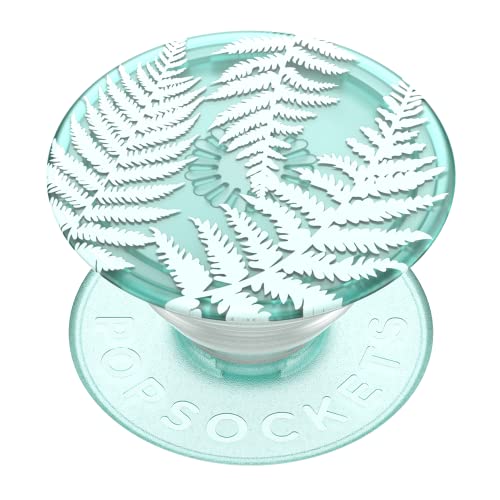 PopSockets : PopGrip Plant - Support et poignée Extensible fabriqué avec des matériaux à Base de Plantes avec Un Dessus Interchangeable pour Smartphones et tablettes - Fern