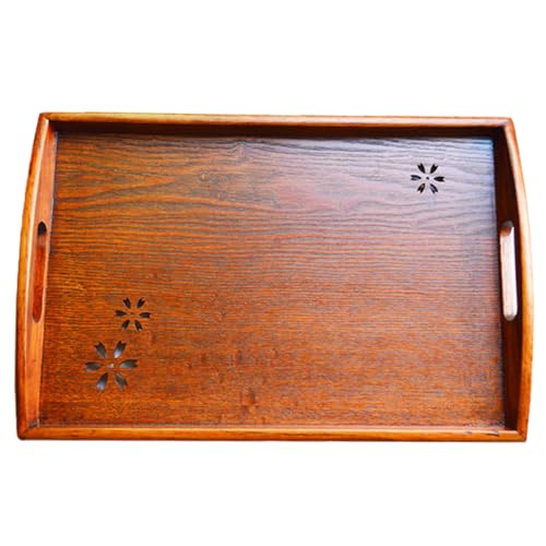 Alipis Vassoio in Cavo e Vassoio da Portata per Affettati Pane Torte Oggetti di 42X28 Cm Adatto Ristorante Panetteria