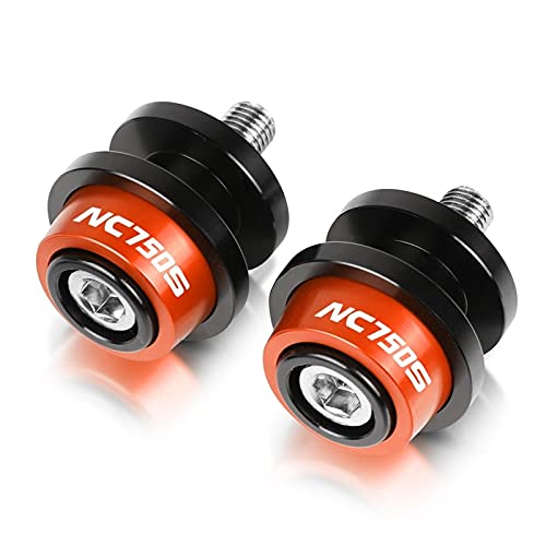 Curseur de bras oscillant 8mm en aluminium anodisé orange pour NC750S