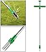Bprtcra Weeder Grass Puller, Long Handled ragwort fork, Steel Weed Puller Twister Claw Weed Remover Weeding Root Killer Garden Hand Tool Weeder