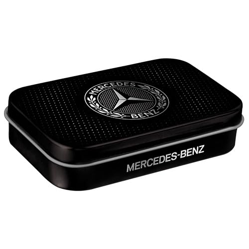 Nostalgic-Art Retro Pillendose XL, 6 x 9,5 x 2 cm, Mercedes-Benz – Service Emblem Blue – Geschenk-Idee für Mercedes-Benz Fans, Original Lizenzprodukt (OLP), mit Pfefferminz-Dragees, Vintage Design Nostalgic-Art Retro Pillendose XL, 6 x 9,5 x 2 cm, Mercedes-Benz – Service Emblem Blue – Geschenk-Idee für Mercedes-Benz Fans, Original Lizenzprodukt (OLP), mit Pfefferminz-Dragees, Vintage Design